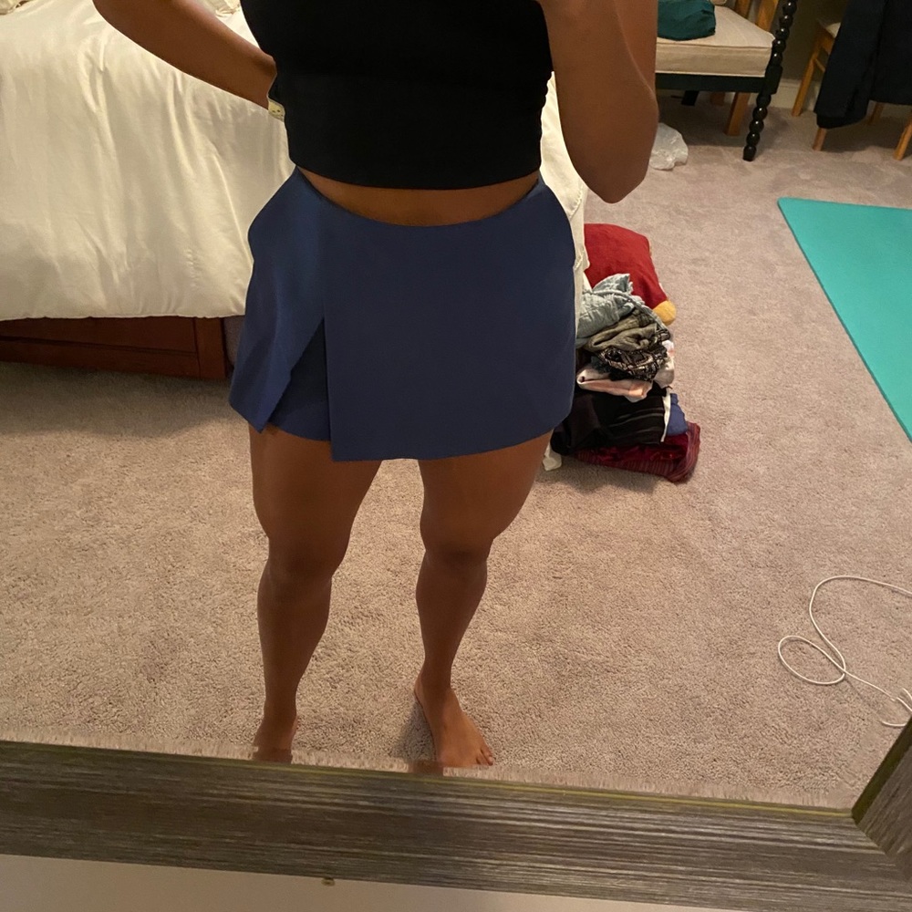 Blue skort